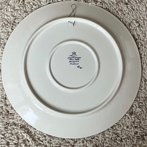 Holland America Line “The Tradition of Excellence” Blauw Delft Plate -EUC - Picture 2 of 3